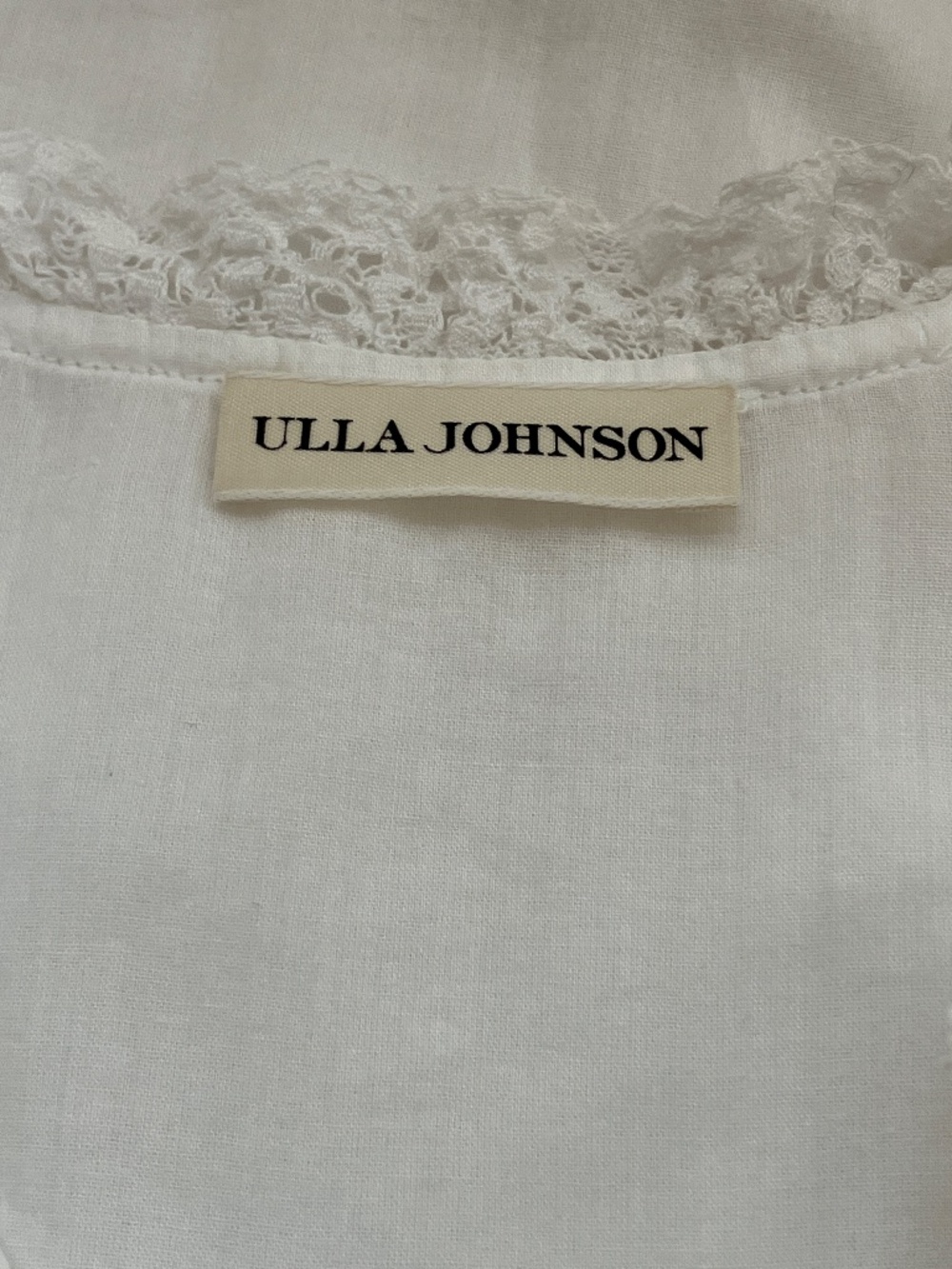 Ulla Johnson Elvina Dress Size 4 Midi Cotton Off White - Picture 6 of 8